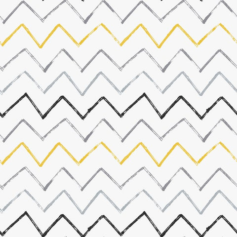 G78605 Zig Zag Yellow Wallpaper