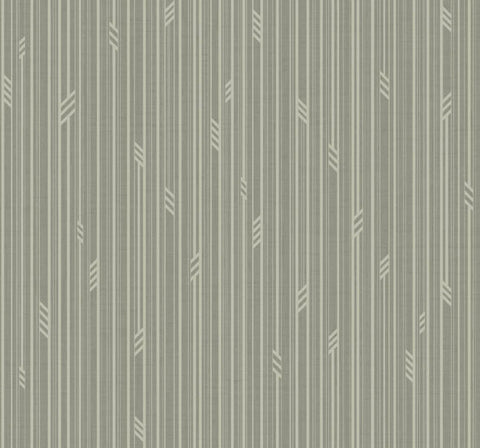 GA30700 Bar Stripe Metallic Smoked Oysterm Wallpaper