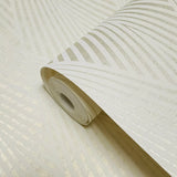 GA31003 Retro Gatsby art deco Diamond Ivory off white gold Metallic textured Wallpaper