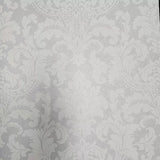 GA31900 Retro Gatsby wallcoverings pale light gray off white Victorian damask Wallpaper