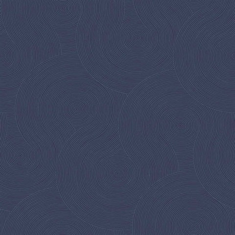 GM30302 Yis Ocean Textured Circles Geometric Wallpaper