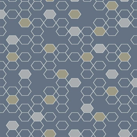 GM30602 Nyx Porceline Modern Geometric Wallpaper