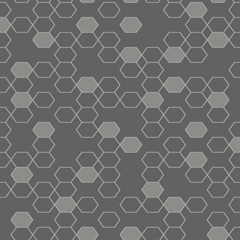 GM30608 Nyx Pigeon Modern Geometric Wallpaper