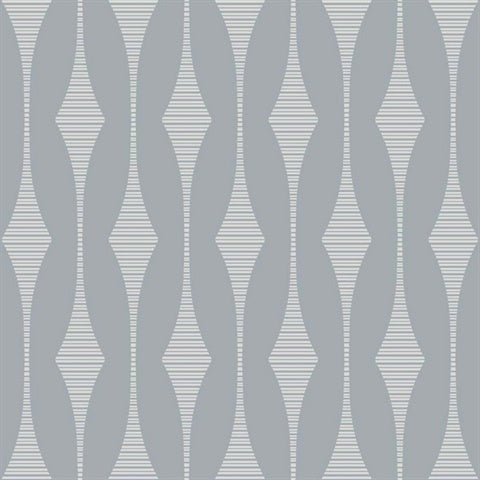 GM30902 Dorado Lapis Geometric Stripe Wallpaper