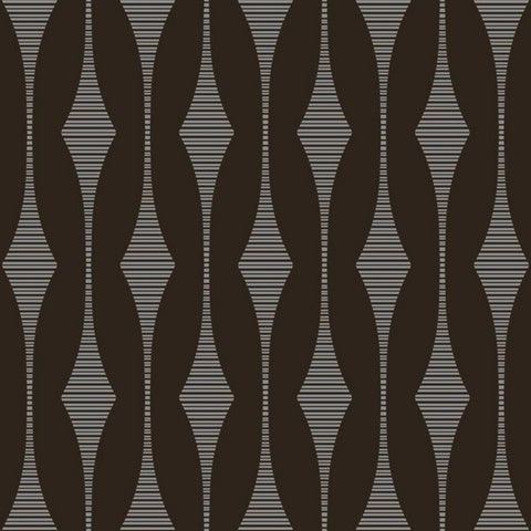 GM30906 Dorado Smokehouse Geometric Stripe Wallpaper