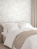 GN2572  Floral Canopy Grey Wallpaper