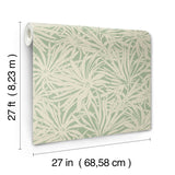 GN2575 Floral Canopy Olive Wallpaper