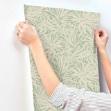 GN2575 Floral Canopy Olive Wallpaper