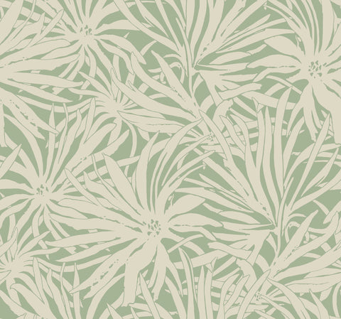 GN2575 Floral Canopy Olive Wallpaper