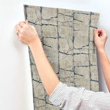 GN2582 Mojave Navy Wallpaper