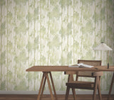 GN2601 Aspen Grove Green Wallpaper