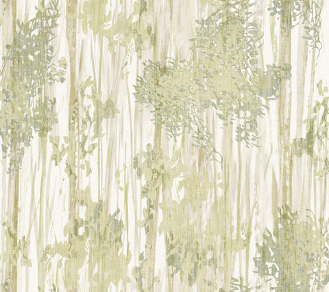 GN2601 Aspen Grove Green Wallpaper