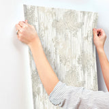 GN2603 Aspen Grove Grey Wallpaper 