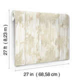 GN2604 Aspen Grove Sand Wallpaper