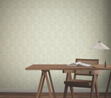 GN2624 Woodcut Green Stone Wallpaper