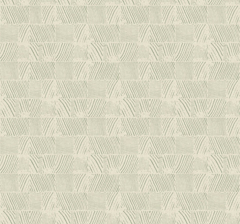 GN2624 Woodcut Green Stone Wallpaper