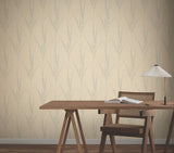 GN2641 Graceful Willow Putty Wallpaper 