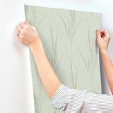 GN2643 Graceful Willow Lagoon Wallpaper 