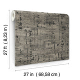 GN2654 Pop The Cork Charcoal Wallpaper