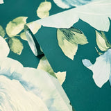 GN80006 Floral peony botanical wallcoverings Emerald dark green blue big roses Wallpaper

