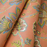 GO40201 Orange giacomo floral pattern flowers wallpaper rolls
