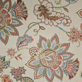 GO40207 Beige cream giacomo Bohemian Monarchos Paisley floral pattern flowers wallpaper
