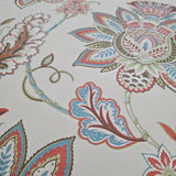 GO40207 Beige cream giacomo Bohemian Monarchos Paisley floral pattern flowers wallpaper
