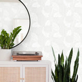 GO8224 Vinca Pearl Greenhouse Wallpaper