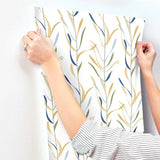 GO8325 Chloe Vine Ochre Greenhouse Wallpaper