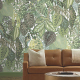 GO8332M Greenery Greenhouse Cotton Wall Mural