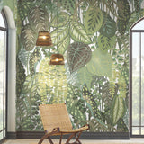 GO8332M Greenery Greenhouse Cotton Wall Mural