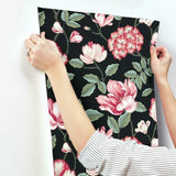 GR5901 Morning Garden Black Wallpaper