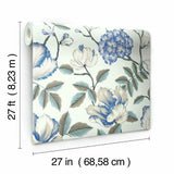 GR5903 Morning Garden White Wallpaper
