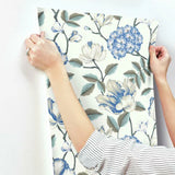 GR5903 Morning Garden White Wallpaper