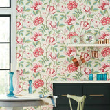 GR5905 Morning Garden Taupe Wallpaper