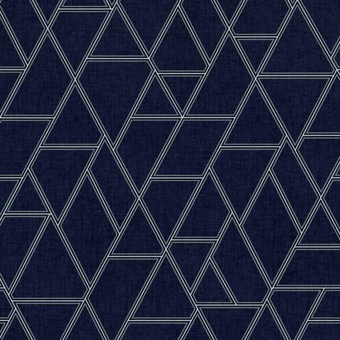 GR5911 Pathways Navy Wallpaper