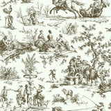 GR5921 Seasons Toile Brown Wallpaper