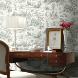 GR5922 Seasons Toile Grey Wallpaper