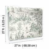 GR5922 Seasons Toile Grey Wallpaper