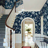 GR5934 Fanciful Navy Wallpaper