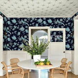 GR5934 Fanciful Navy Wallpaper