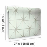 GR5943 Evening Star Silver Wallpaper