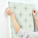 GR5943 Evening Star Silver Wallpaper