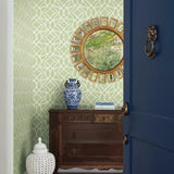 GR5971 Boxwood Garden Light Green Wallpaper