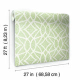 GR5971 Boxwood Garden Light Green Wallpaper