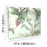 GR5993 Enchanted Fern Green Wallpaper