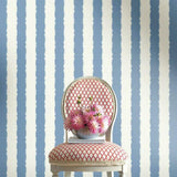 GR6012 Scalloped Stripe Wallpaper
