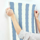 GR6012 Scalloped Stripe Wallpaper