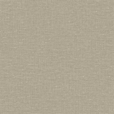 GT30026 Taupe Faux Canvas Linen Wallpaper