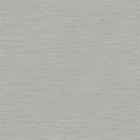 GT30204 Fog Faux Fine Linen Wallpaper